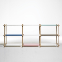 Etagère bibliothèque Woody - multicolore